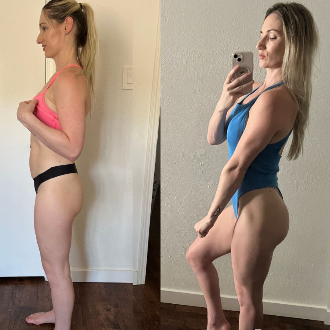 Mona's postpartum transformation